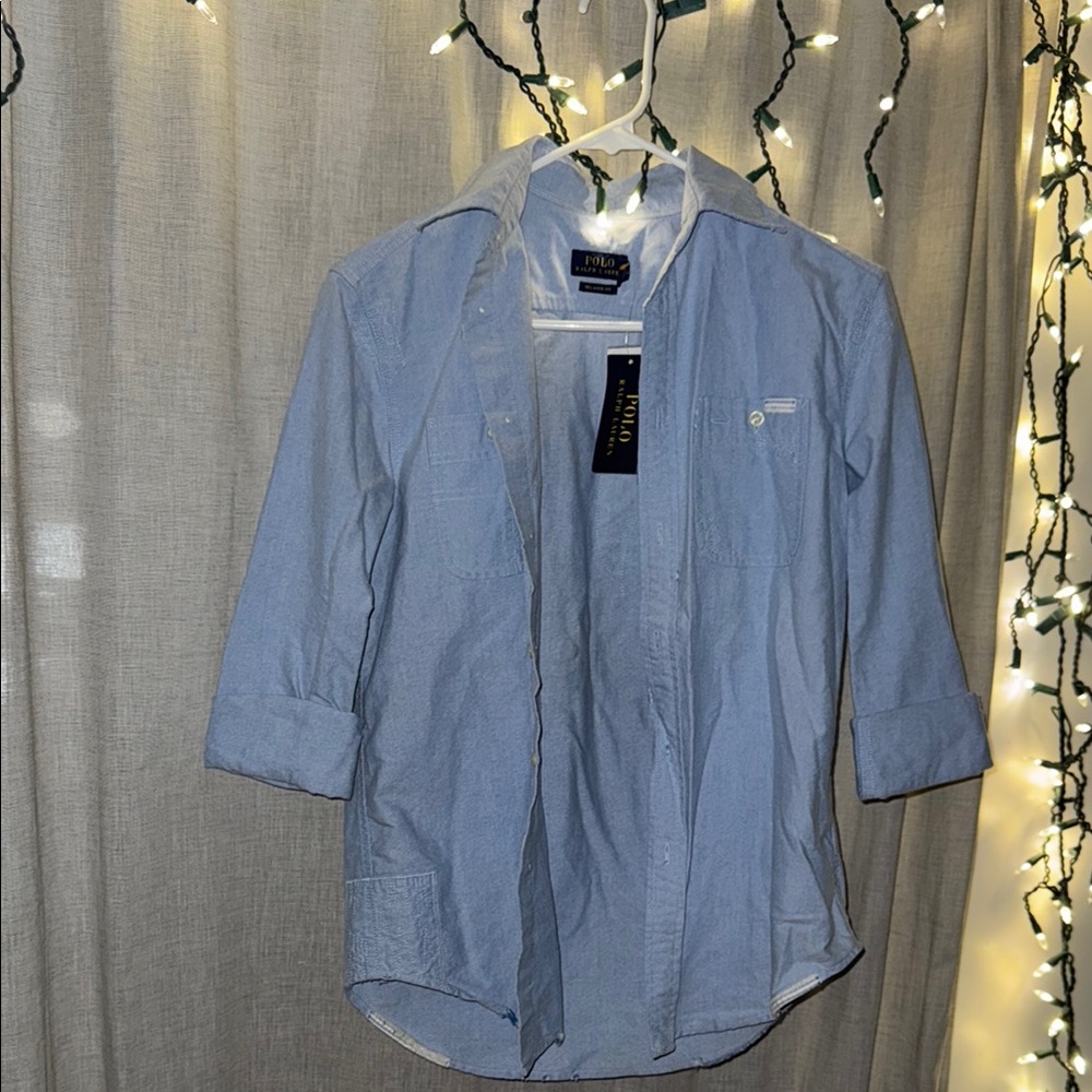 Polo Ralph Lauren Light Blue Button-Up Shirt